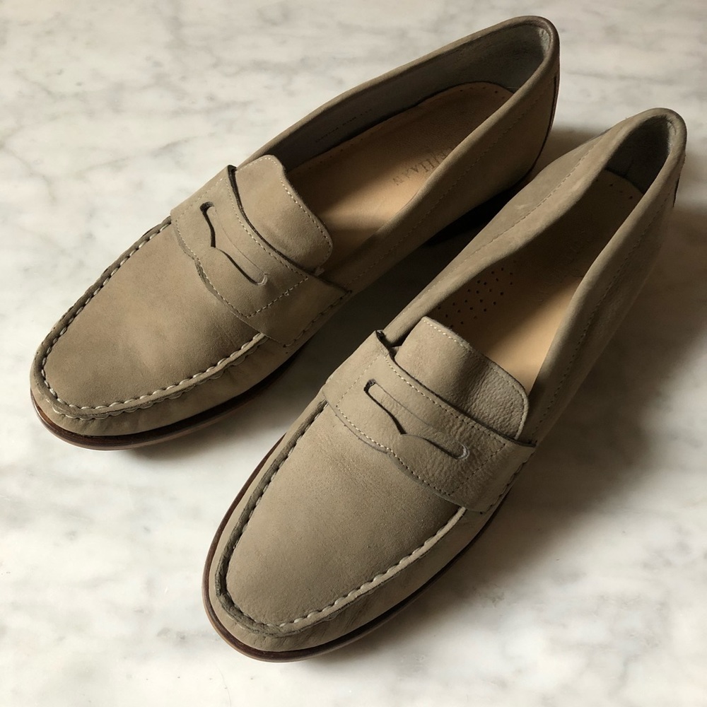 Cole Haan Grey Suede loafers